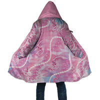 Japanese Koi Fish Cloak Pink Wagara Palaka Honohono Pikake Lei LT9 Unisex Pink - Polynesian Pride