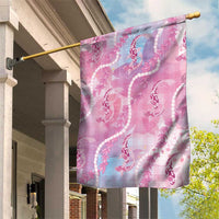 Japanese Koi Fish Garden Flag Pink Wagara Palaka Honohono Pikake Lei LT9 House Flag Pink - Polynesian Pride
