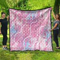 Japanese Koi Fish Quilt Pink Wagara Palaka Honohono Pikake Lei LT9 - Polynesian Pride