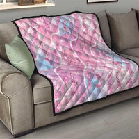 Japanese Koi Fish Quilt Pink Wagara Palaka Honohono Pikake Lei LT9 - Polynesian Pride