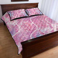Japanese Koi Fish Quilt Bed Set Pink Wagara Palaka Honohono Pikake Lei LT9 - Polynesian Pride