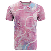 Japanese Koi Fish T Shirt Pink Wagara Palaka Honohono Pikake Lei LT9 Pink - Polynesian Pride