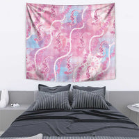 Japanese Koi Fish Tapestry Pink Wagara Palaka Honohono Pikake Lei LT9 - Polynesian Pride