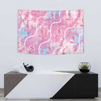 Japanese Koi Fish Tapestry Pink Wagara Palaka Honohono Pikake Lei LT9 - Polynesian Pride
