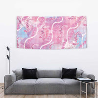 Japanese Koi Fish Tapestry Pink Wagara Palaka Honohono Pikake Lei LT9 - Polynesian Pride