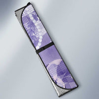 Japanese Koi Fish Auto Sun Shade Purple Wagara Palaka Honohono Pikake Lei LT9 - Polynesian Pride