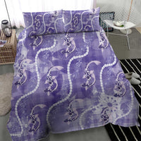 Japanese Koi Fish Bedding Set Purple Wagara Palaka Honohono Pikake Lei LT9 - Polynesian Pride