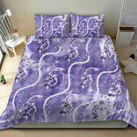 Japanese Koi Fish Bedding Set Purple Wagara Palaka Honohono Pikake Lei LT9 - Polynesian Pride