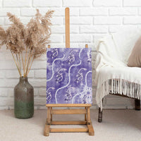 Japanese Koi Fish Canvas Wall Art Purple Wagara Palaka Honohono Pikake Lei LT9 - Polynesian Pride