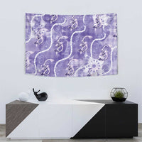 Japanese Koi Fish Tapestry Purple Wagara Palaka Honohono Pikake Lei LT9 - Polynesian Pride