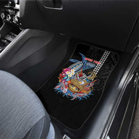 Personalized Japanese Koi Fish Ramen Car Mats Aloha Shark Kakau Pattern LT9 - Polynesian Pride