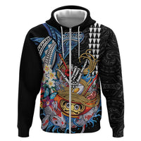 Personalized Japanese Koi Fish Ramen Hoodie Aloha Shark Kakau Pattern