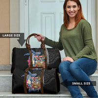 Personalized Japanese Koi Fish Ramen Travel Bag Aloha Shark Kakau Pattern LT9 - Polynesian Pride