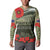 ANZAC Day We Remember Button Sweatshirt Maori Silver Fern Camouflage Motif