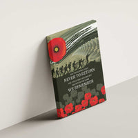 ANZAC Day We Remember Canvas Wall Art Maori Silver Fern Camouflage Motif LT9 - Polynesian Pride
