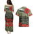 ANZAC Day We Remember Couples Matching Puletasi and Hawaiian Shirt Maori Silver Fern Camouflage Motif