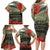 ANZAC Day We Remember Family Matching Long Sleeve Bodycon Dress and Hawaiian Shirt Maori Silver Fern Camouflage Motif