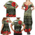 ANZAC Day We Remember Family Matching Summer Maxi Dress and Hawaiian Shirt Maori Silver Fern Camouflage Motif