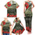 ANZAC Day We Remember Family Matching Tank Maxi Dress and Hawaiian Shirt Maori Silver Fern Camouflage Motif