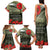 ANZAC Day We Remember Family Matching Tank Maxi Dress and Hawaiian Shirt Maori Silver Fern Camouflage Motif