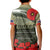 ANZAC Day We Remember Kid Polo Shirt Maori Silver Fern Camouflage Motif