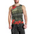 ANZAC Day We Remember Men Tank Top Maori Silver Fern Camouflage Motif