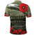 ANZAC Day We Remember Polo Shirt Maori Silver Fern Camouflage Motif