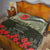 ANZAC Day We Remember Quilt Maori Silver Fern Camouflage Motif