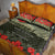 ANZAC Day We Remember Quilt Bed Set Maori Silver Fern Camouflage Motif