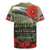 ANZAC Day We Remember Rugby Jersey Maori Silver Fern Camouflage Motif