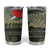 ANZAC Day We Remember Tumbler Cup Maori Silver Fern Camouflage Motif