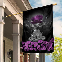 ANZAC Day Remembrance Garden Flag Purple Poppy We Will Remember Them LT9 House Flag Purple - Polynesian Pride