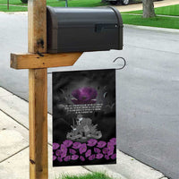 ANZAC Day Remembrance Garden Flag Purple Poppy We Will Remember Them LT9 - Polynesian Pride