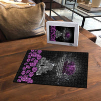 ANZAC Day Remembrance Puzzle Purple Poppy We Will Remember Them LT9 - Polynesian Pride