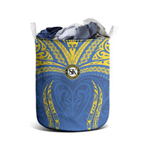 Oceania Football Solomon Kings Laundry Basket Polynesian Tribal Pattern LT9 - Polynesian Pride