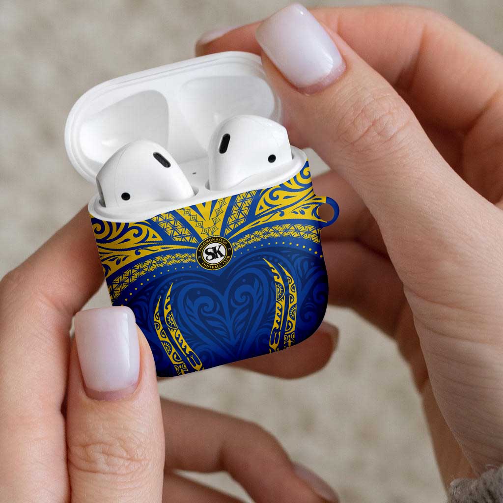 Oceania Football Solomon Kings AirPods Case Polynesian Tribal Pattern LT9 - Polynesian Pride