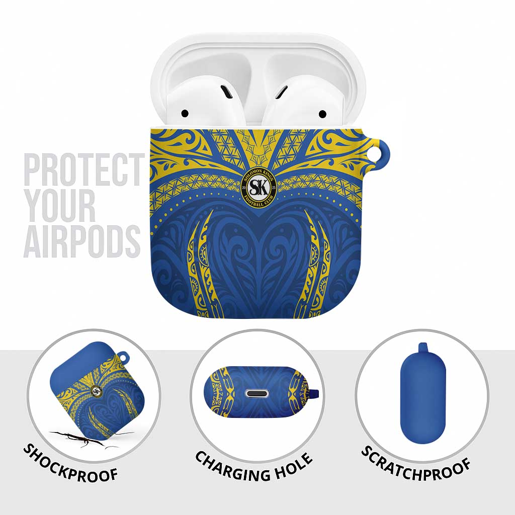 Oceania Football Solomon Kings AirPods Case Polynesian Tribal Pattern LT9 - Polynesian Pride