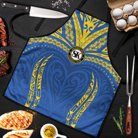Oceania Football Solomon Kings Apron Polynesian Tribal Pattern LT9 Blue - Polynesian Pride