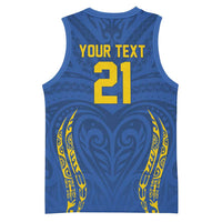 Custom Oceania Football Solomon Kings Basketball Jersey Polynesian Tribal Pattern LT9 - Polynesian Pride