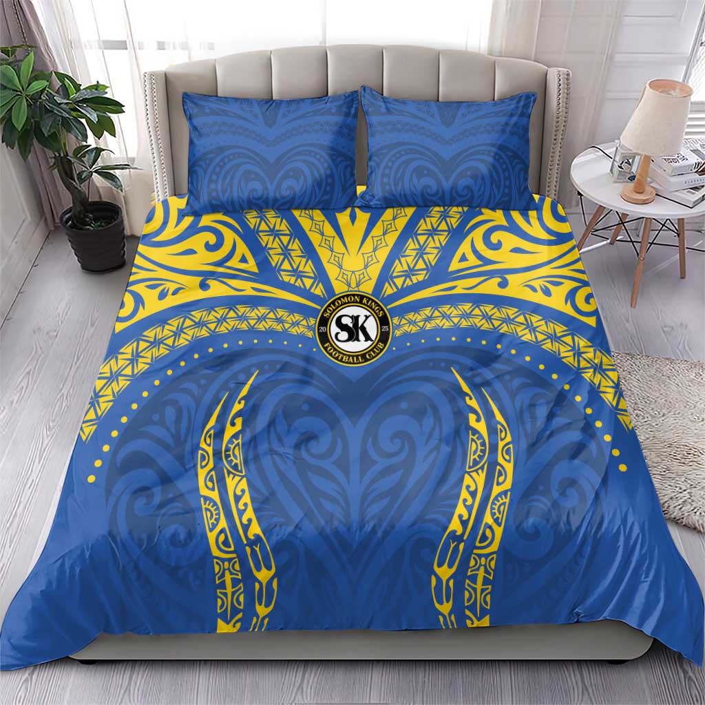 Oceania Football Solomon Kings Bedding Set Polynesian Tribal Pattern LT9 - Polynesian Pride