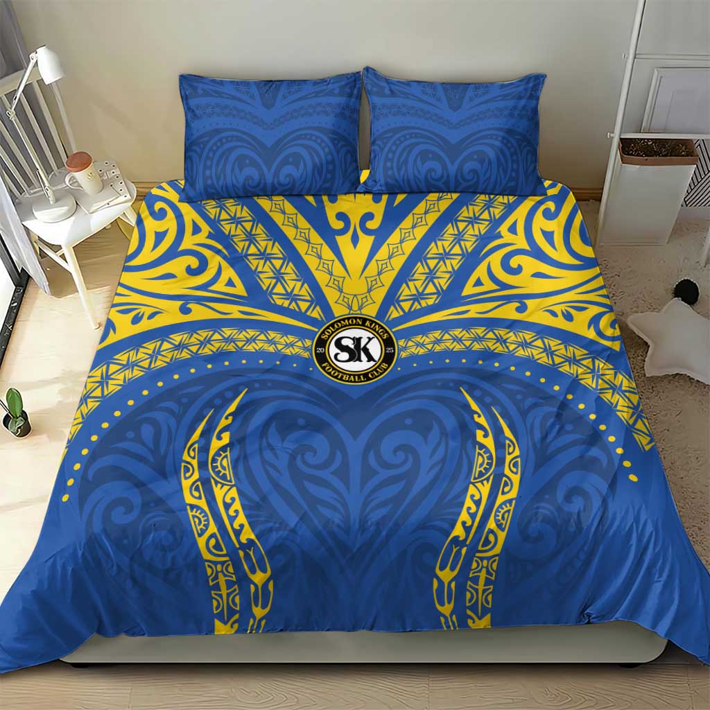 Oceania Football Solomon Kings Bedding Set Polynesian Tribal Pattern LT9 - Polynesian Pride