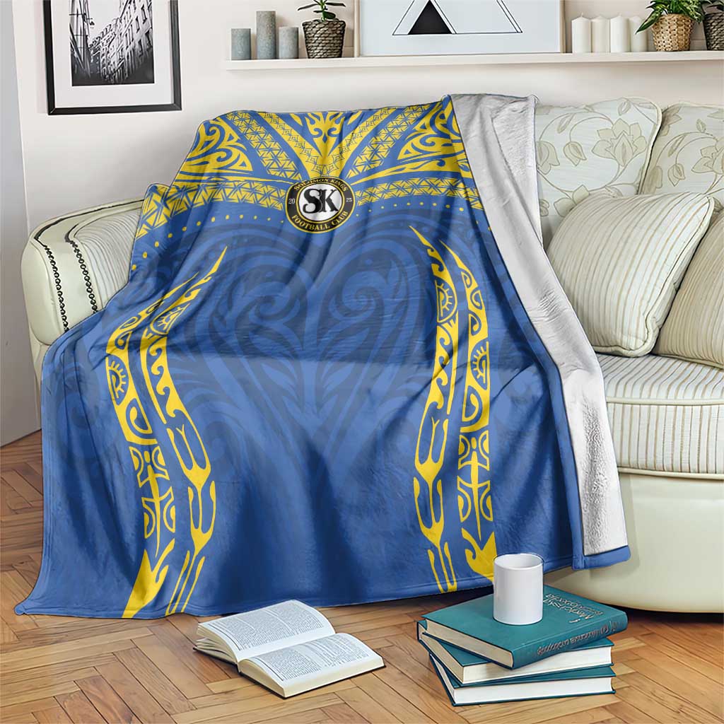 Oceania Football Solomon Kings Blanket Polynesian Tribal Pattern