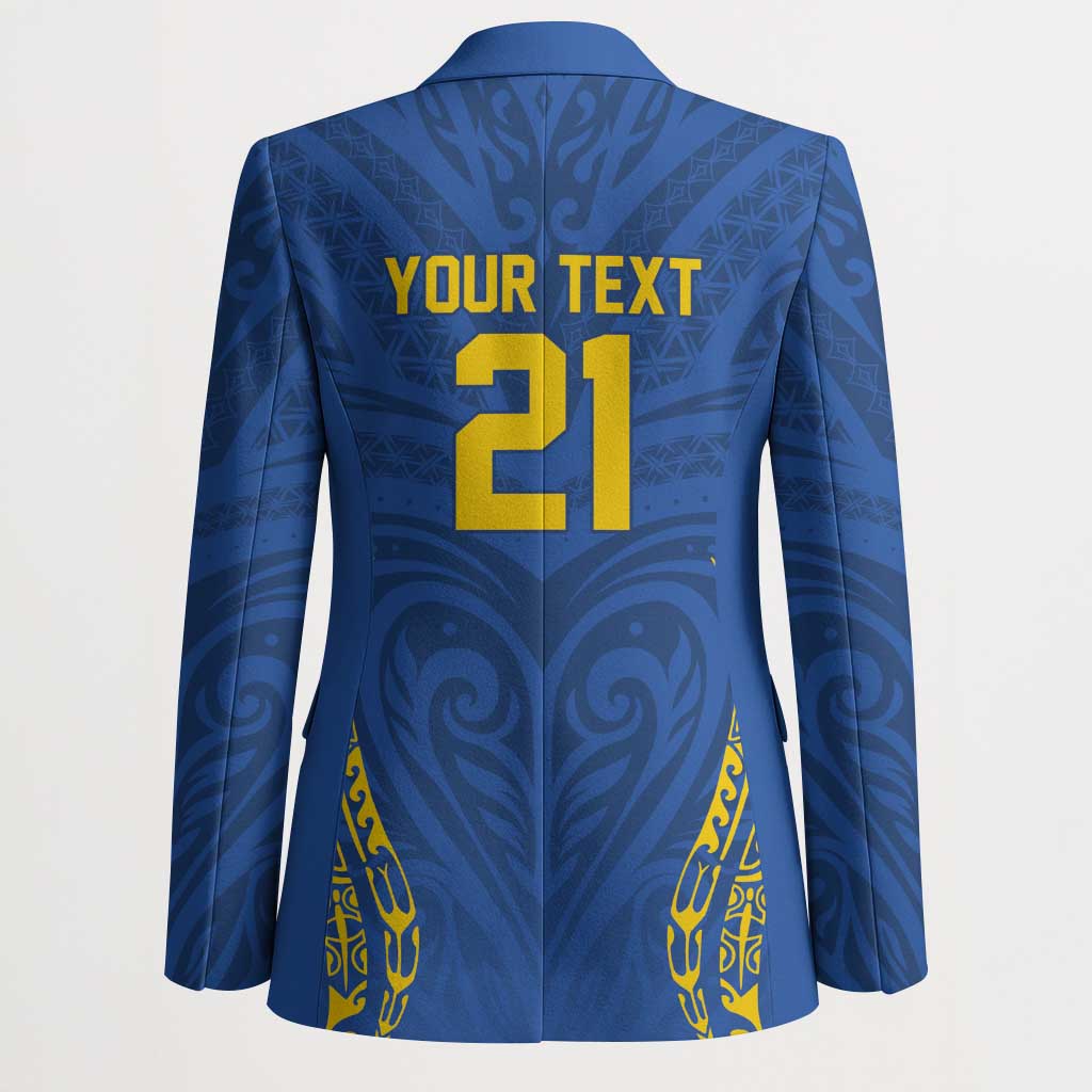 Custom Oceania Football Solomon Kings Blazer Polynesian Tribal Pattern LT9 - Polynesian Pride