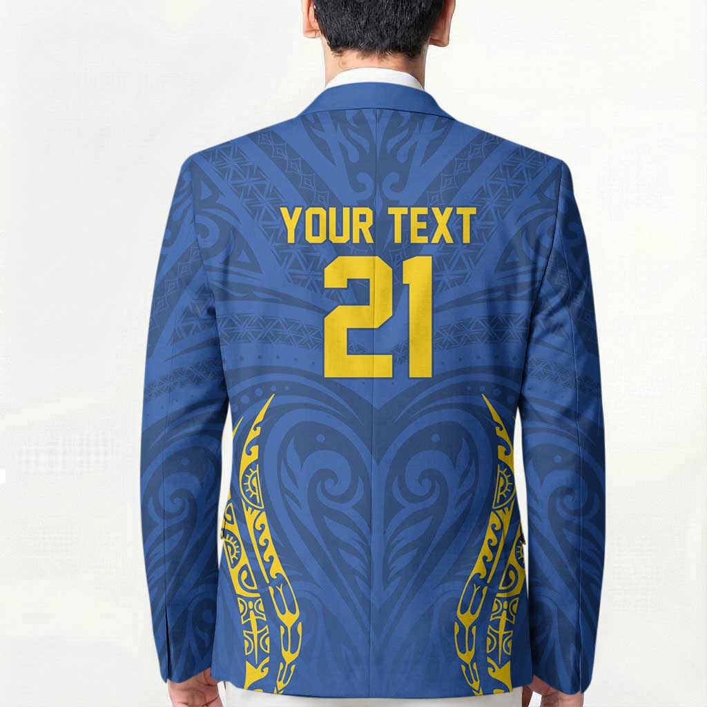 Custom Oceania Football Solomon Kings Blazer Polynesian Tribal Pattern LT9 - Polynesian Pride