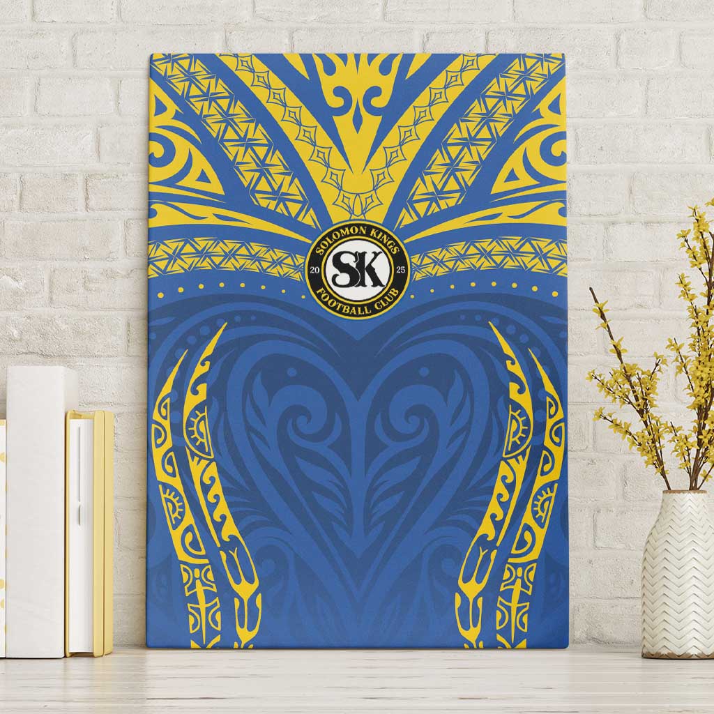 Oceania Football Solomon Kings Canvas Wall Art Polynesian Tribal Pattern