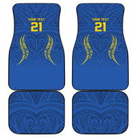 Custom Oceania Football Solomon Kings Car Mats Polynesian Tribal Pattern LT9 - Polynesian Pride