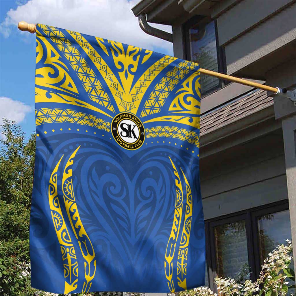 Oceania Football Solomon Kings Garden Flag Polynesian Tribal Pattern LT9 - Polynesian Pride