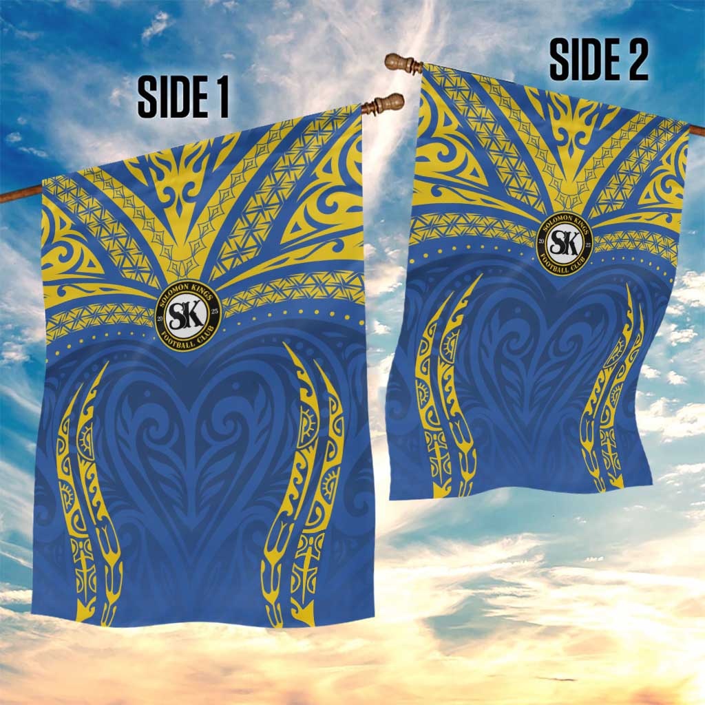 Oceania Football Solomon Kings Garden Flag Polynesian Tribal Pattern LT9 - Polynesian Pride