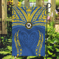 Oceania Football Solomon Kings Garden Flag Polynesian Tribal Pattern LT9 Garden Flag Blue - Polynesian Pride