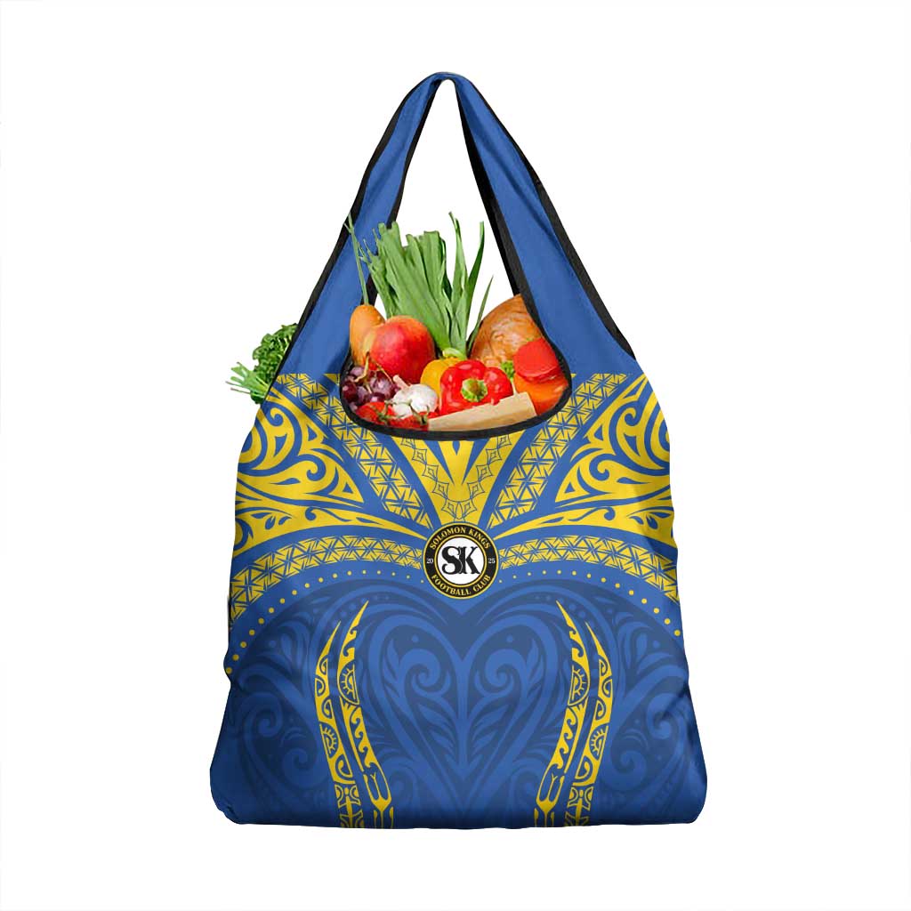 Oceania Football Solomon Kings Grocery Bag Polynesian Tribal Pattern